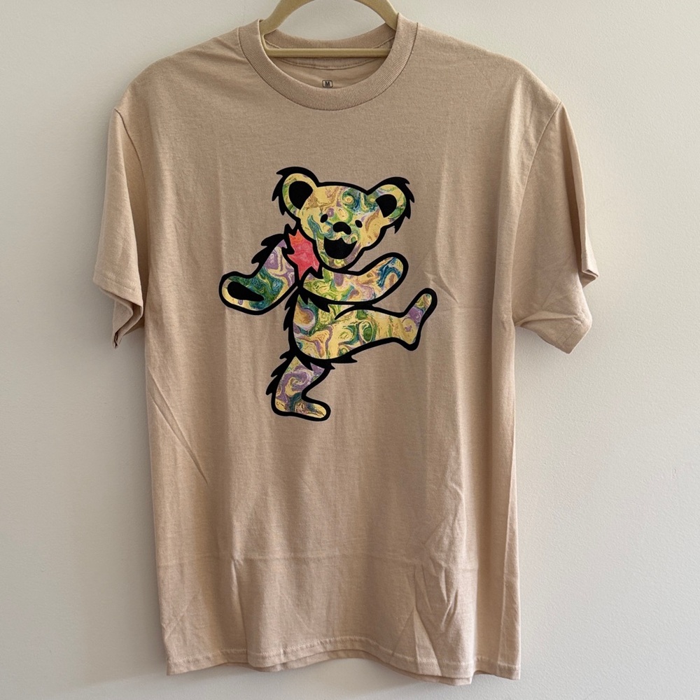 NWOT Ripple Junction Grateful Dead Tan T-Shirt